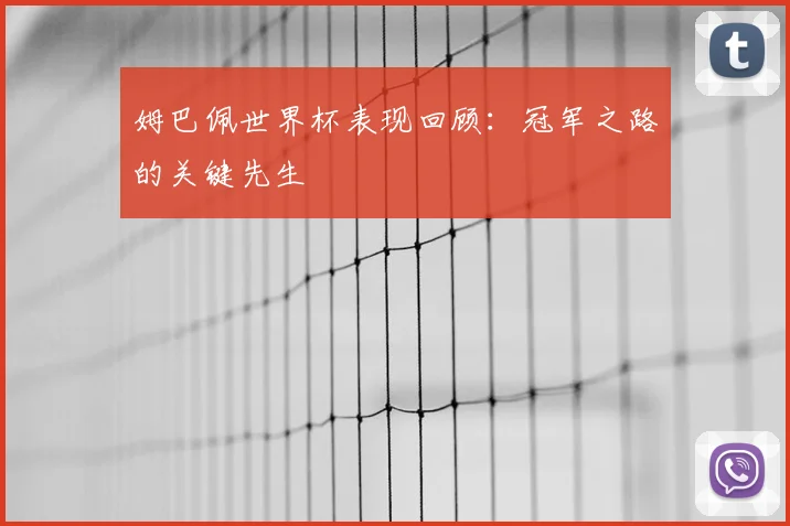 姆巴佩世界杯表现回顾:冠军之路的关键先生